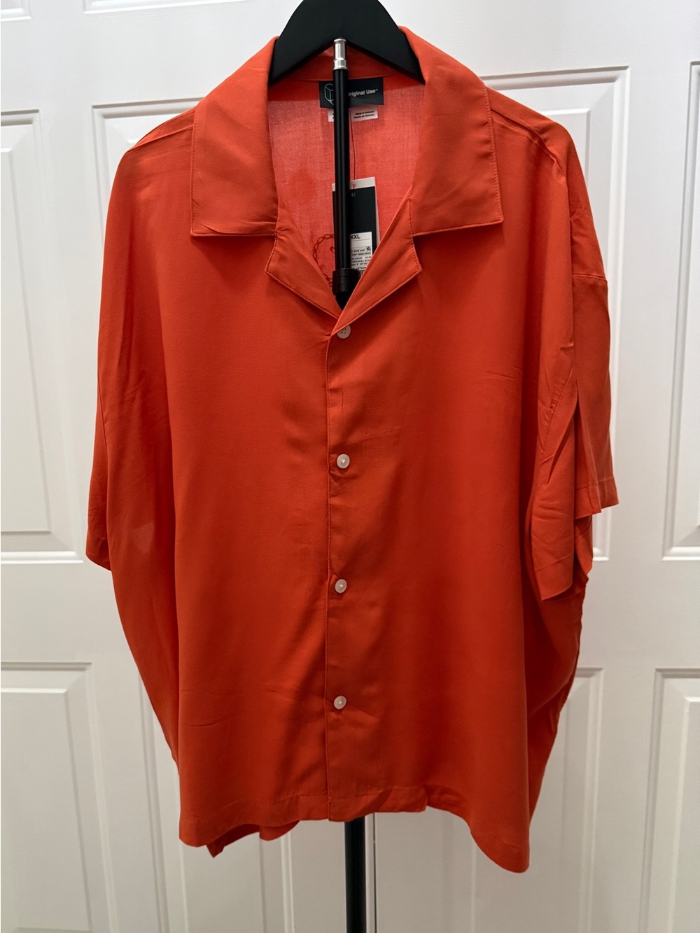 Original Use Boxy Fit Burnt Orange “Dust Bowl Rodeo” Shirt US Size XXL